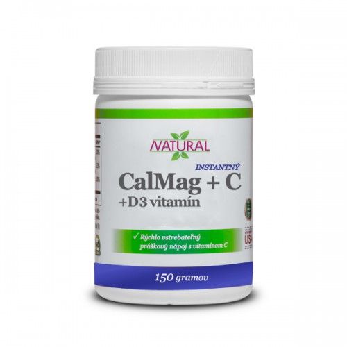 CalMag - Vápnik + Horčík + C + D3 - 150 mg, prášok