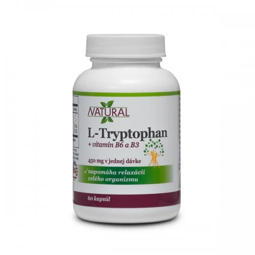 L-Tryptophan + B3 + B6 - 225 mg - 60 kapsúl