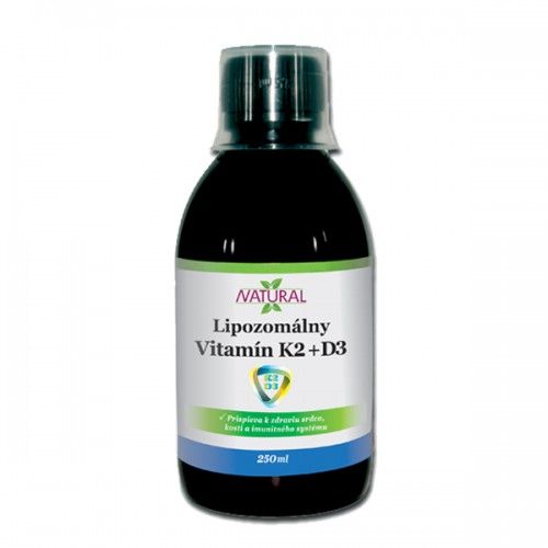 Lipozomálny Vitamín K2 + D3 - 250 ml