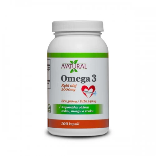 Omega 3 - Rybí olej - 1000 mg - 100 kapsúl