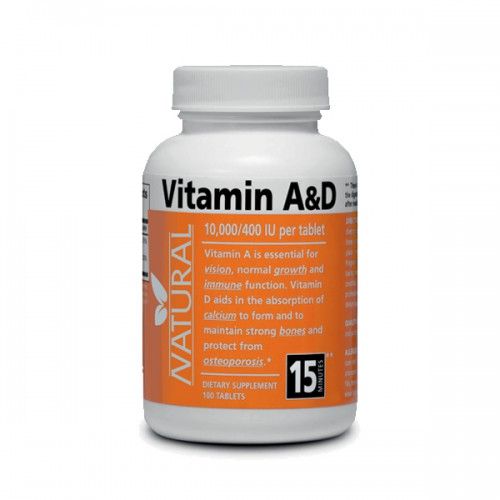 Vitamín A&D - 10 000/400 IU - 100 tabliet