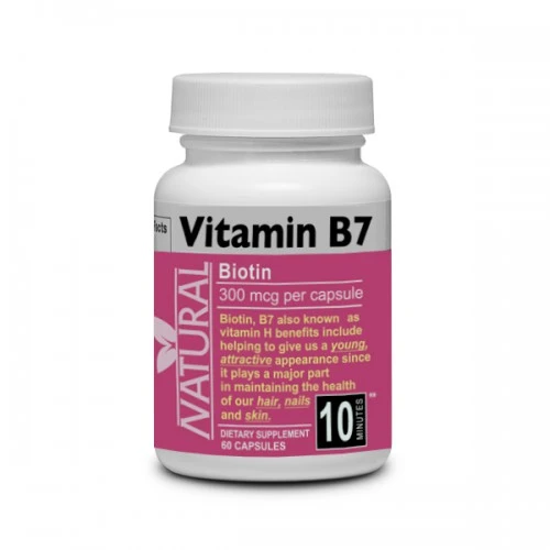 Vitamín B7 - D-Biotin - 300 mcg - 60 kapsúl