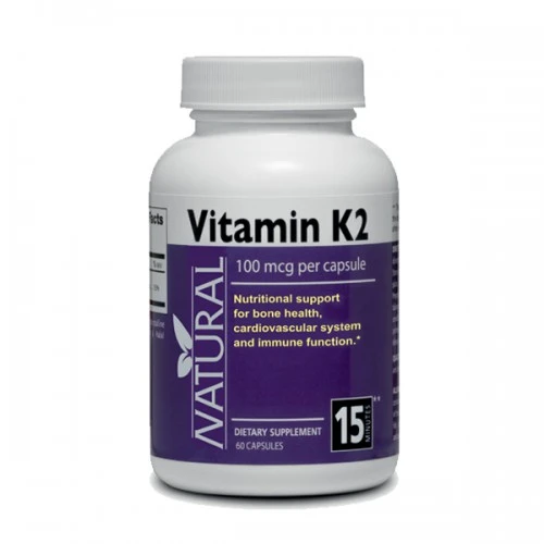 Vitamín K2 - MK7 100 mcg - 60 kapsúl